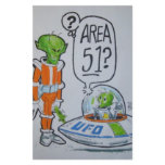 Area 51 spaceman customized stationery