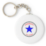 Area Code All Star - 415 San Francisco (red white Key Chain