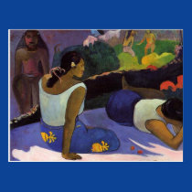 'Arearea no Varua Ino' - Paul Gauguin Postcard postcards