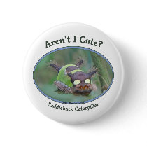 Aren't I Cute Caterpillar Bug Buttons