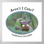 Aren't I Cute Caterpillar Bug Posters