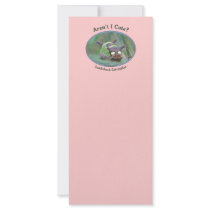 Aren't I Cute Caterpillar Bug rack cards by HappyDoggies Aren't I Cute Caterpillar Bug rack cards