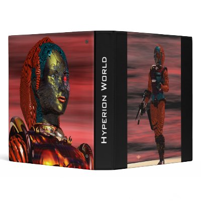 ARES , Cyborg from Hyperion Binders by bulgan_lumini