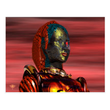ARES - CYBORG POSTCARD