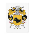 Ares Family Crest postcards by coatsofarms Ares Family Crest postcards