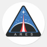 Ares Round Stickers