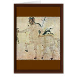 Aretea-The Centaurs By Karolingischer Buchmaler De Greeting Cards