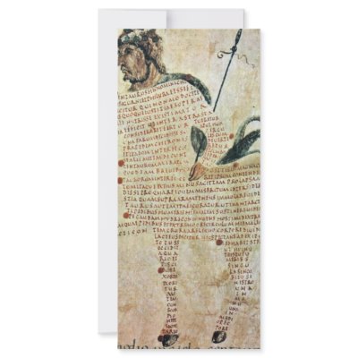 Aretea-The Centaurs By Karolingischer Buchmaler De Customized Rack Card by Artcollection