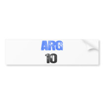 ARG 10! BUMPER STICKERS