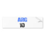 ARG 10! BUMPER STICKERS
