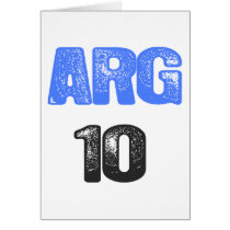 ARG 10! GREETING CARDS