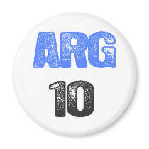 ARG 10! REFRIGERATOR MAGNETS