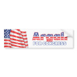 Argall for Congress Patriotic American Flag Bumper Stickers