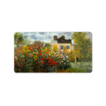 Argenteuil by Claude Monet Custom Address Labels