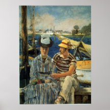 Argenteuil by Edouard Manet Poster
