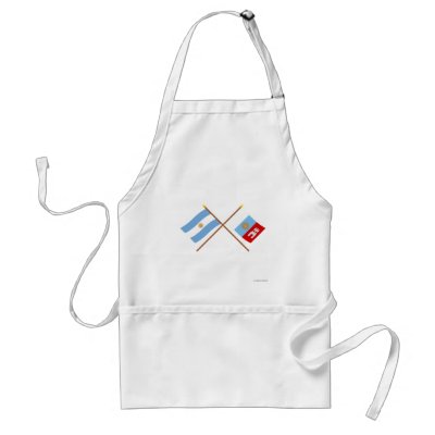 Argentina and Córdoba Crossed Flags Apron by Vexillophile