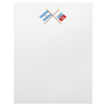 Argentina and Córdoba Crossed Flags Letterhead Design