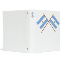 Argentina and La Pampa Crossed Flags Binders