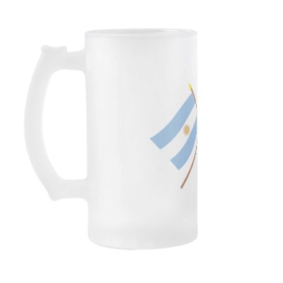 Argentina and La Pampa Crossed Flags Mug by Vexillophile