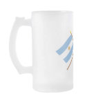 Argentina and La Pampa Crossed Flags mugs