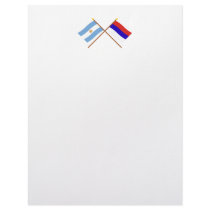 Argentina and Misiones Crossed Flags Letterhead Template