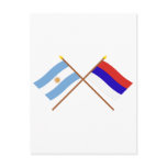 Argentina and Misiones Crossed Flags Post Cards