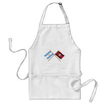 Argentina and Salta Crossed Flags Apron