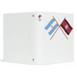 Argentina and Salta Crossed Flags binders