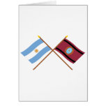 Argentina and Salta Crossed Flags Cards