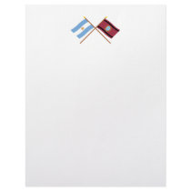 Argentina and Salta Crossed Flags Letterhead