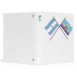Argentina and Santa Cruz Crossed Flags binders