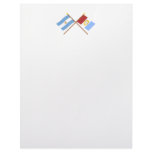 Argentina and Santa Fe Crossed Flags letterhead