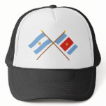 Argentina and Santiago del Estero Crossed Flags Hat