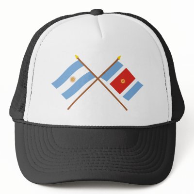 Argentina and Santiago del Estero Crossed Flags Hat by Vexillophile