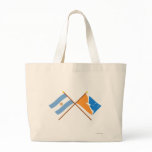 Argentina and Tierra del Fuego Crossed Flags bags