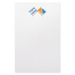 Argentina and Tierra del Fuego Crossed Flags Stationery