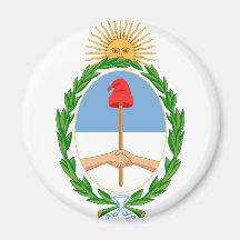 argentina arms fridge magnet