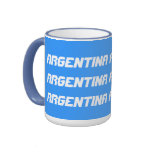 Argentina Blue and White Mug