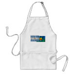 Argentina & Buenos Aires waving flags Aprons