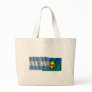 Argentina & Buenos Aires waving flags Tote Bags