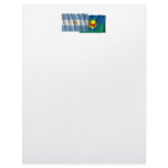 Argentina &amp; Buenos Aires waving flags Letterhead Design