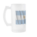 Argentina & Buenos Aires waving flags Mugs