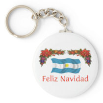 Argentina Christmas Keychain