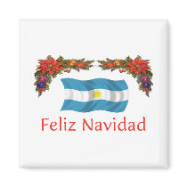 Argentina Christmas Magnets