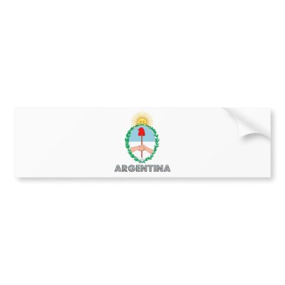 Argentina Coat of Arms Bumper Stickers by representmycountry