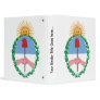 Argentina Coat of Arms detail Vinyl Binders