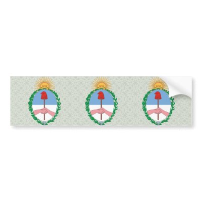 Argentina Coat of Arms detail Bumper Stickers by representmycountry