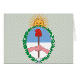 Argentina Coat of Arms detail Card