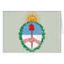 Argentina Coat of Arms detail Card