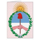 Argentina Coat of Arms detail Cards